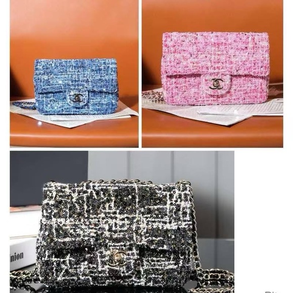 Pink Tweed bag - Picture 5 of 5